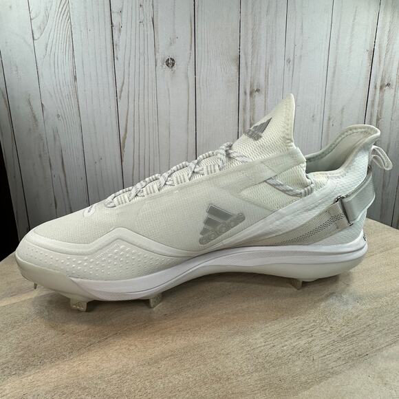 Adidas Icon 7 Boost Mens Baseball Metal Cleats Size 13.5 White S23847 New - Picture 9 of 15
